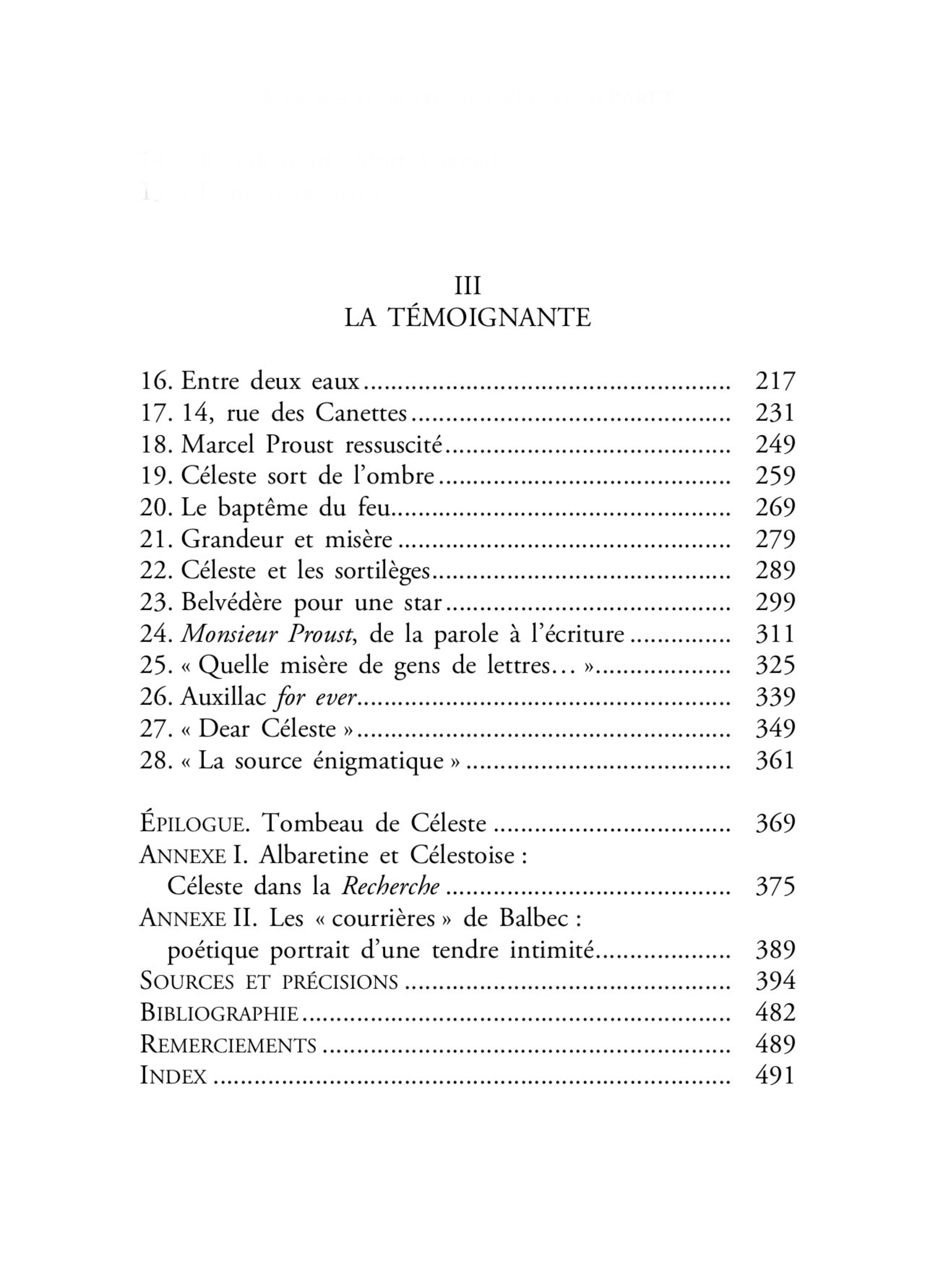 Céleste Sommaire 2
